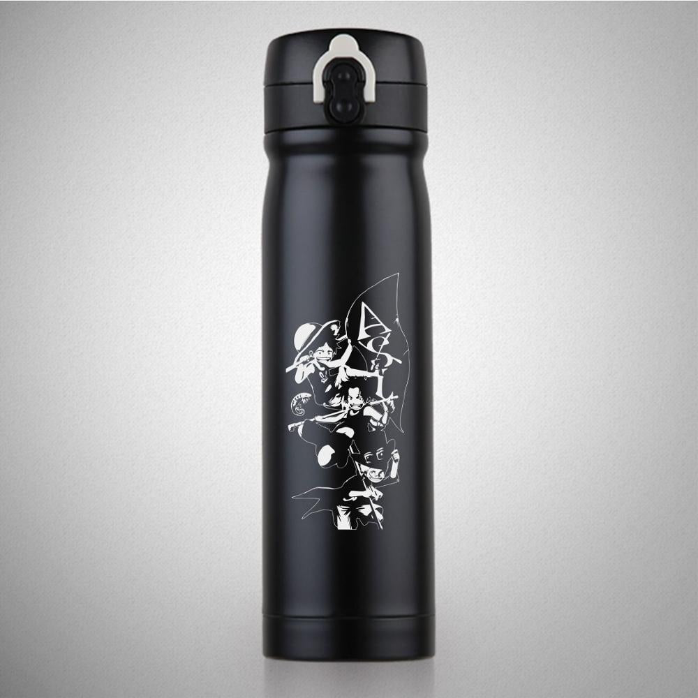 Anime ONE PIECE Monkey D. Luffy Roronoa Zoro Water Bottle