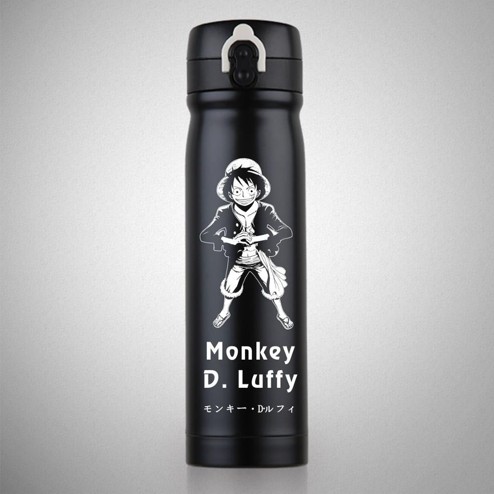 Anime ONE PIECE Monkey D. Luffy Roronoa Zoro Water Bottle