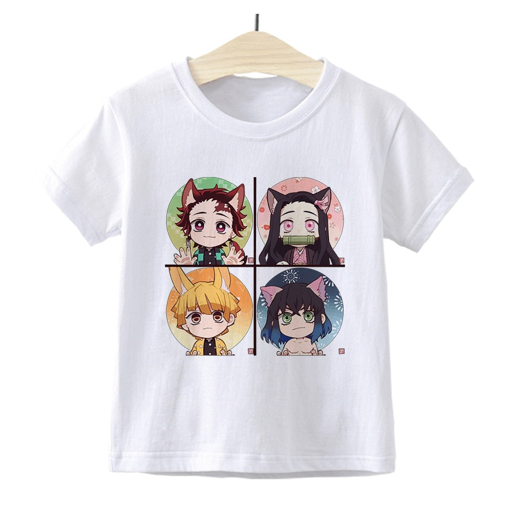 Kimetsu no Yaiba Shirt Kids Demon Slayer Anime T Shirt