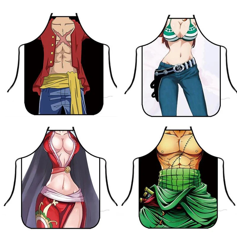 Anime Character Kitchen Apron