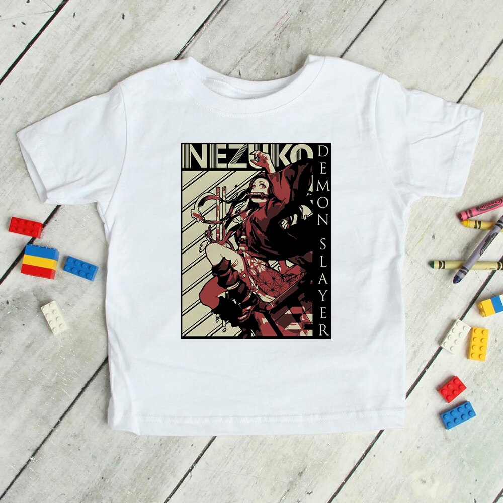 Kimetsu no Yaiba Shirt Kids Demon Slayer Anime T Shirt