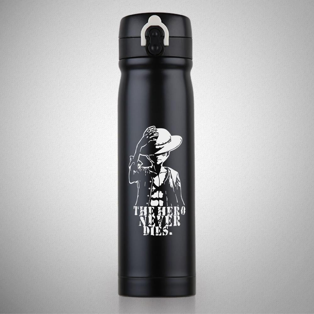 Anime ONE PIECE Monkey D. Luffy Roronoa Zoro Water Bottle