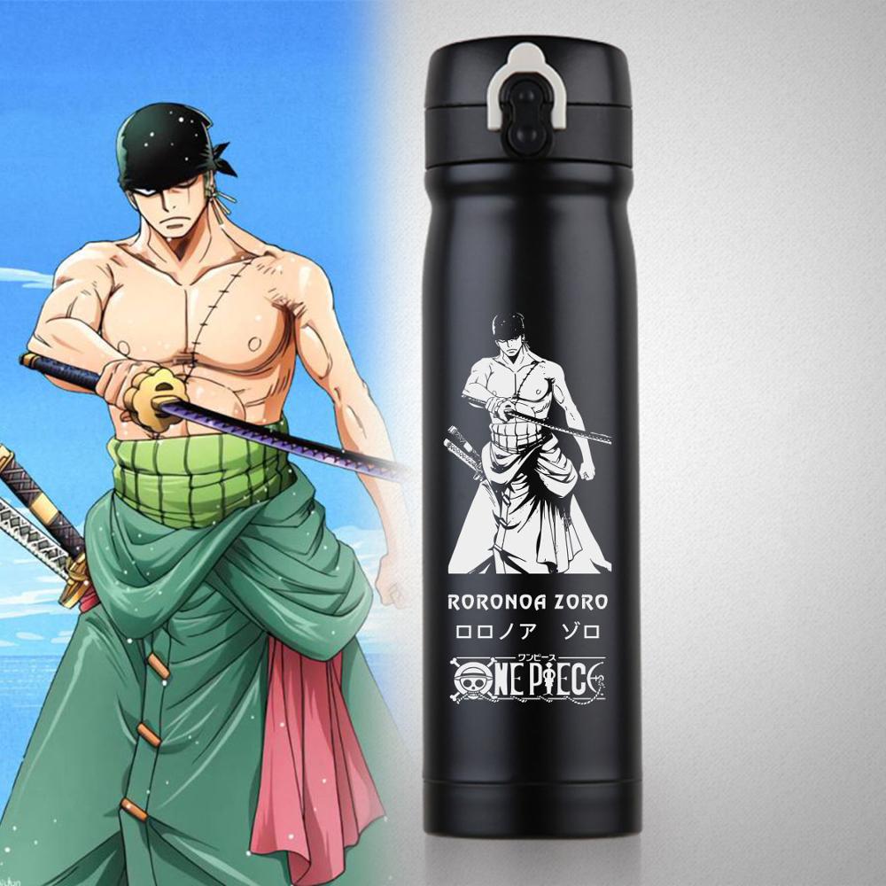 Anime ONE PIECE Monkey D. Luffy Roronoa Zoro Water Bottle