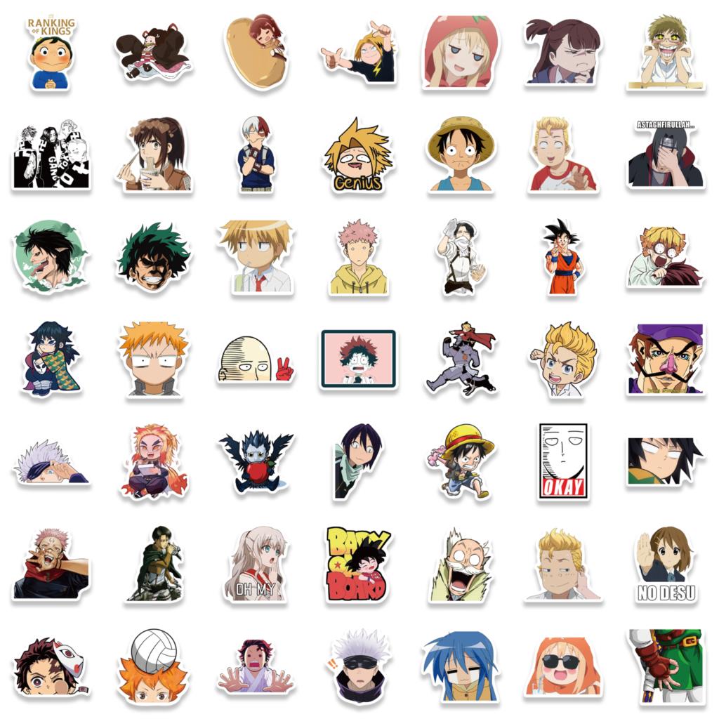 Anime Mixed Variety Stickers