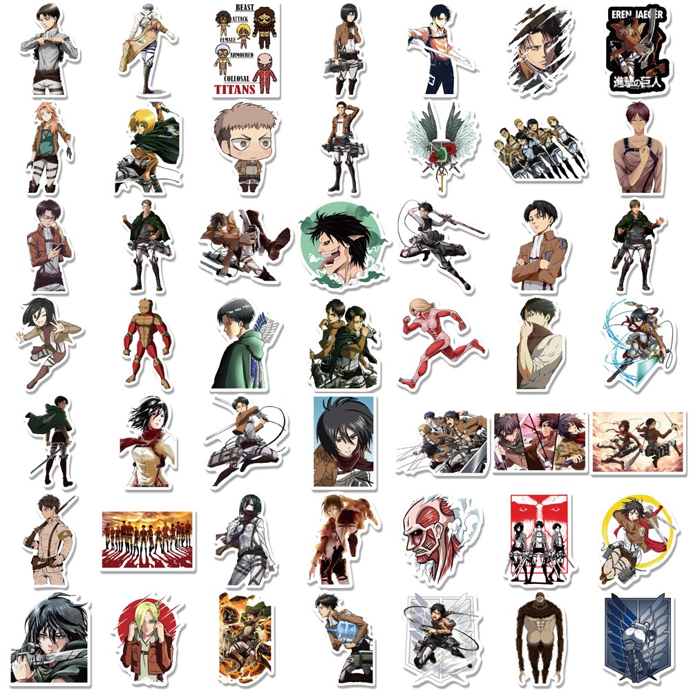 Attack On Titan Anime Stickers