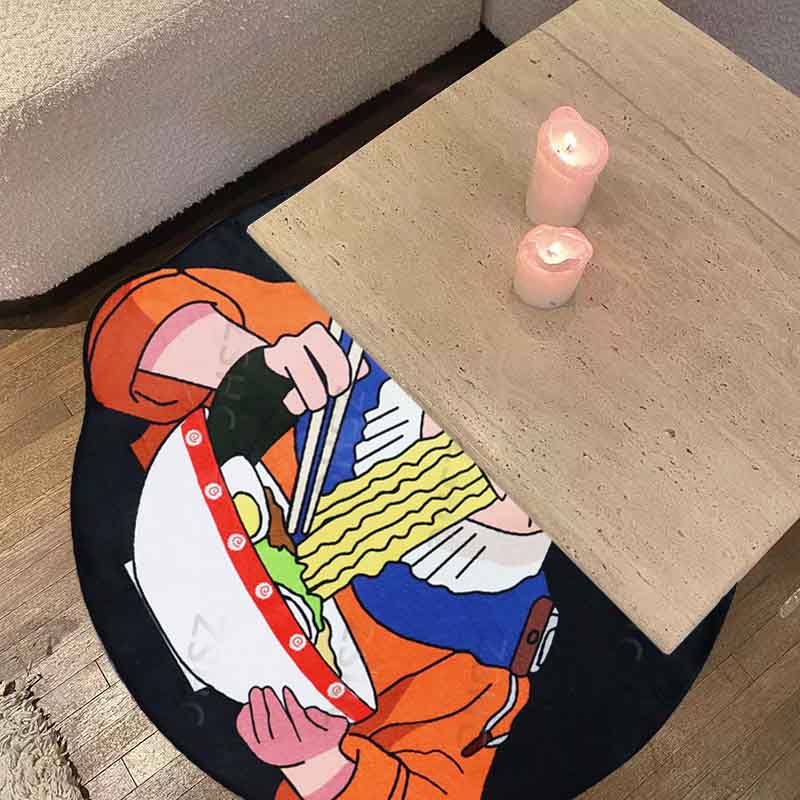 Anime Naruto Cut Out Unique Rug