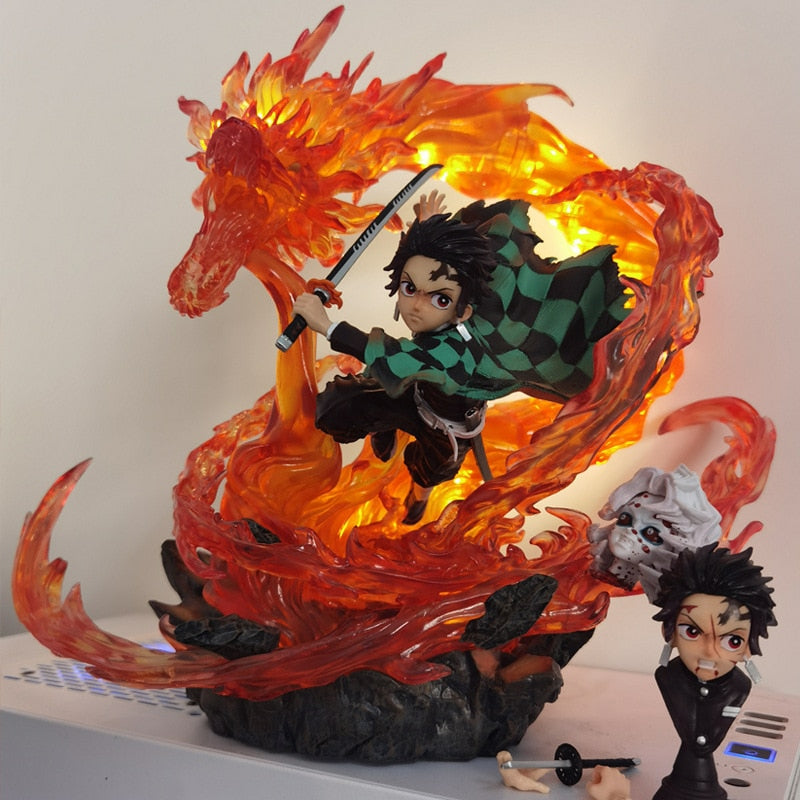 Anime Figure Kimetsu no Yaiba Action Figure GK Kamado Tanjirou Figurine