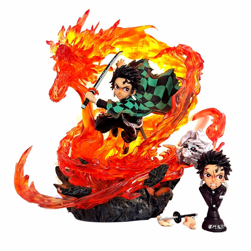 Anime Figure Kimetsu no Yaiba Action Figure GK Kamado Tanjirou Figurine