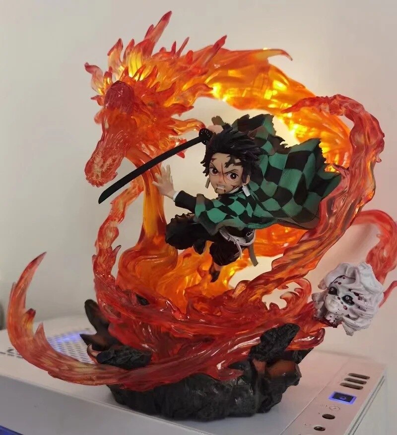Anime Figure Kimetsu no Yaiba Action Figure GK Kamado Tanjirou Figurine