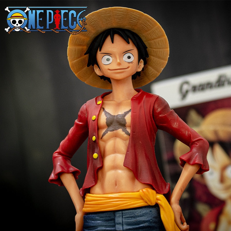 Anime Figure Confident Smiley Luffy Three Figurine