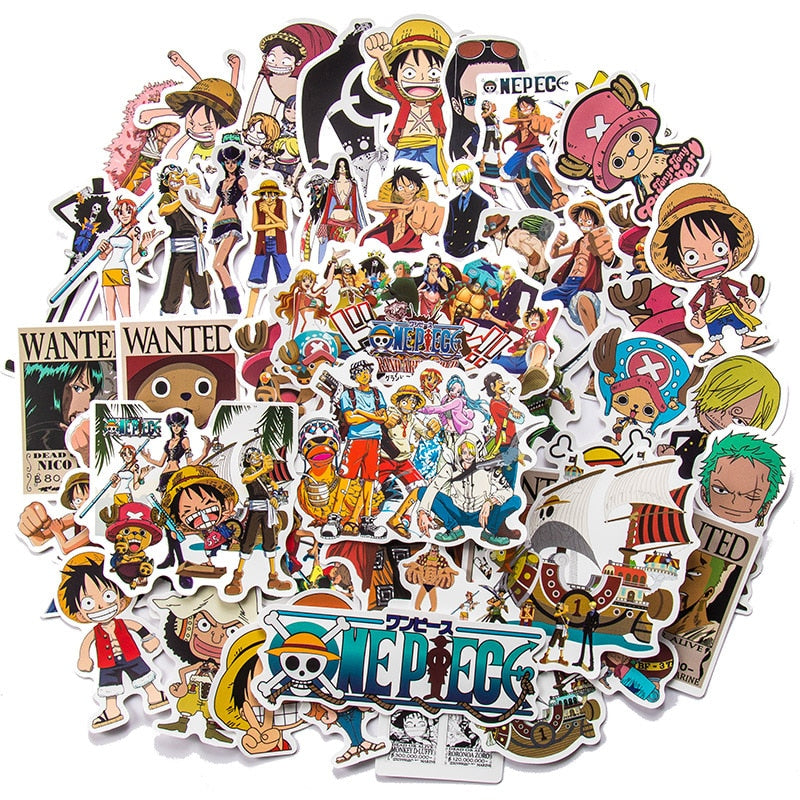 One Piece Luffy Anime Sticker