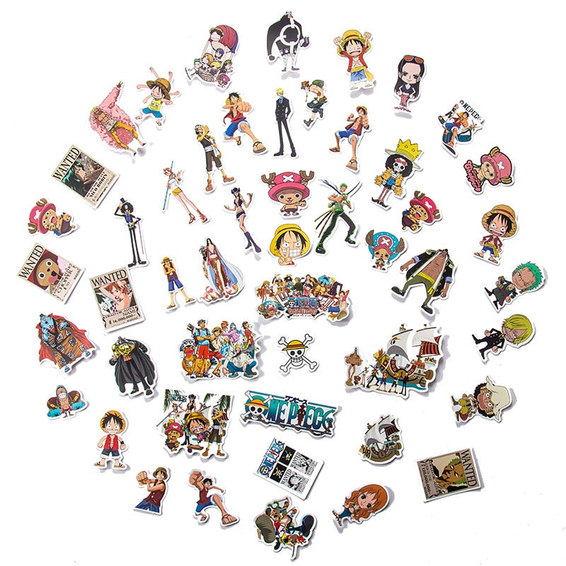 One Piece Luffy Anime Sticker