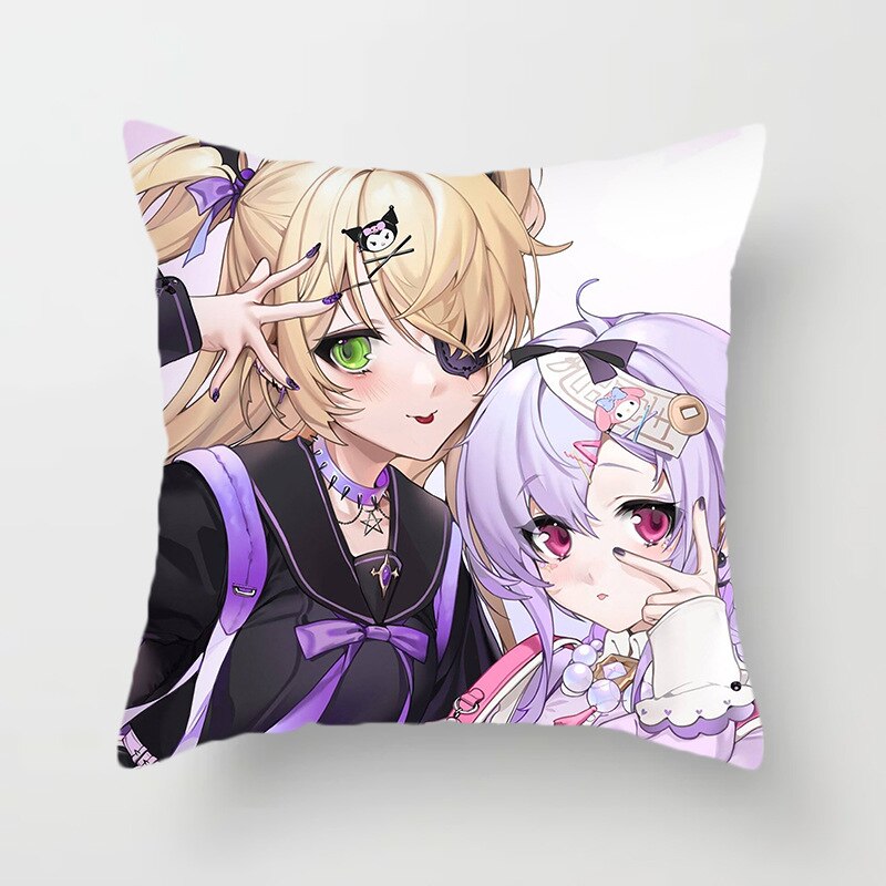 Genshin Impact Square Pillow Case Cover