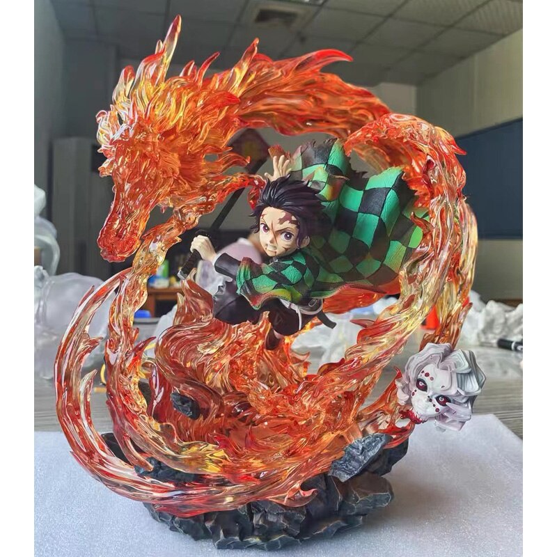 Anime Figure Kimetsu no Yaiba Action Figure GK Kamado Tanjirou Figurine