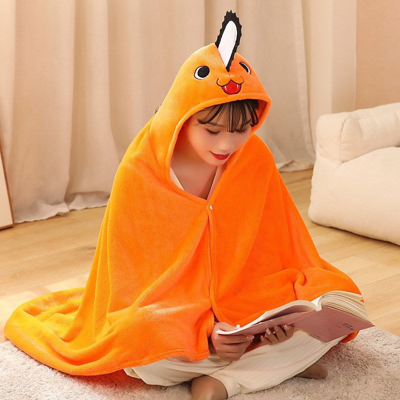 Chainsaw Man Cozy Hooded Blanket Pochita