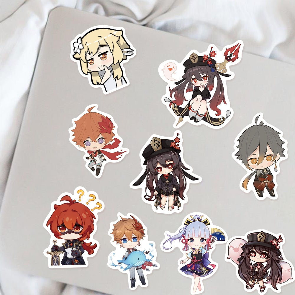 Anime Game Genshin Impact Stickers