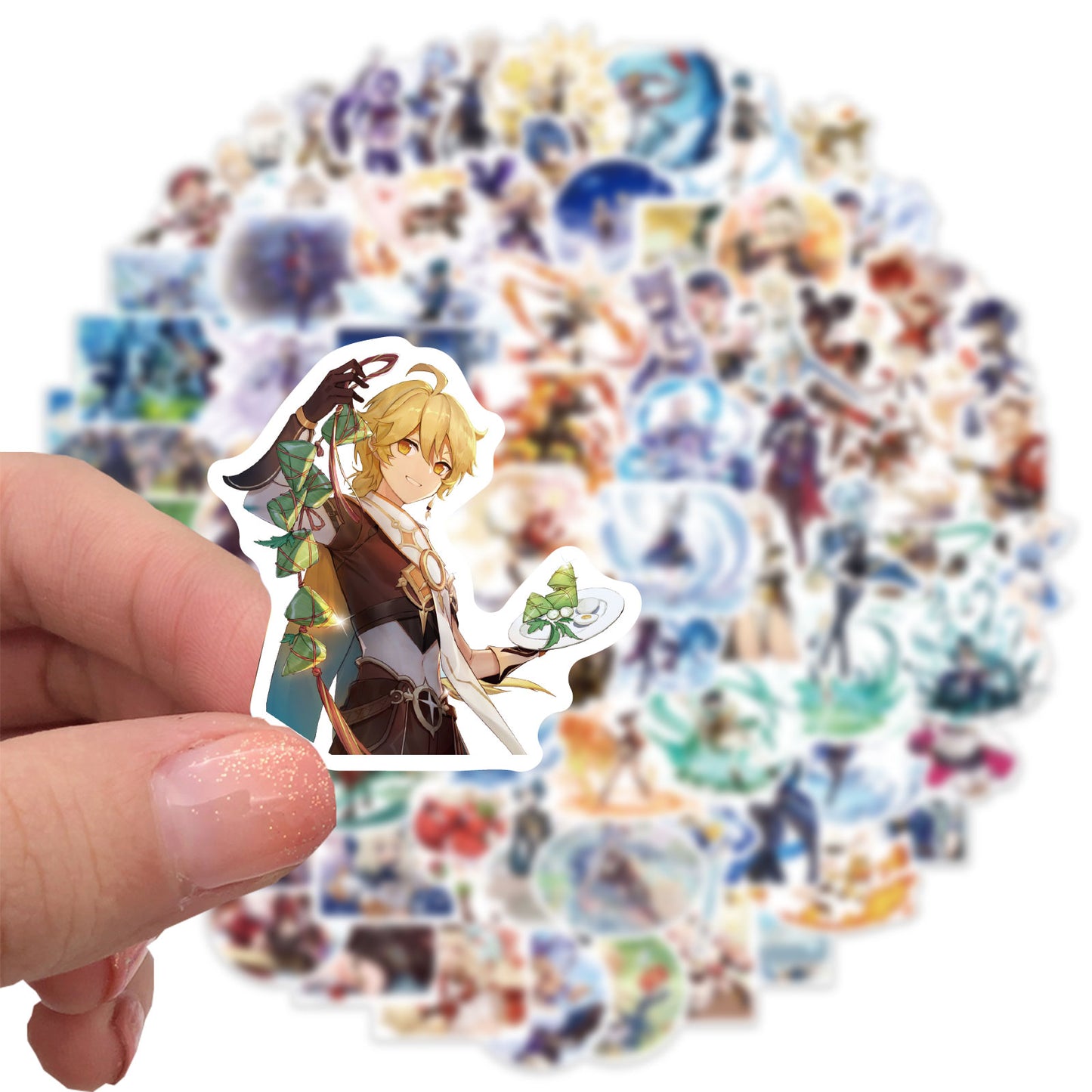 Anime Genshin Impact Game Stickers