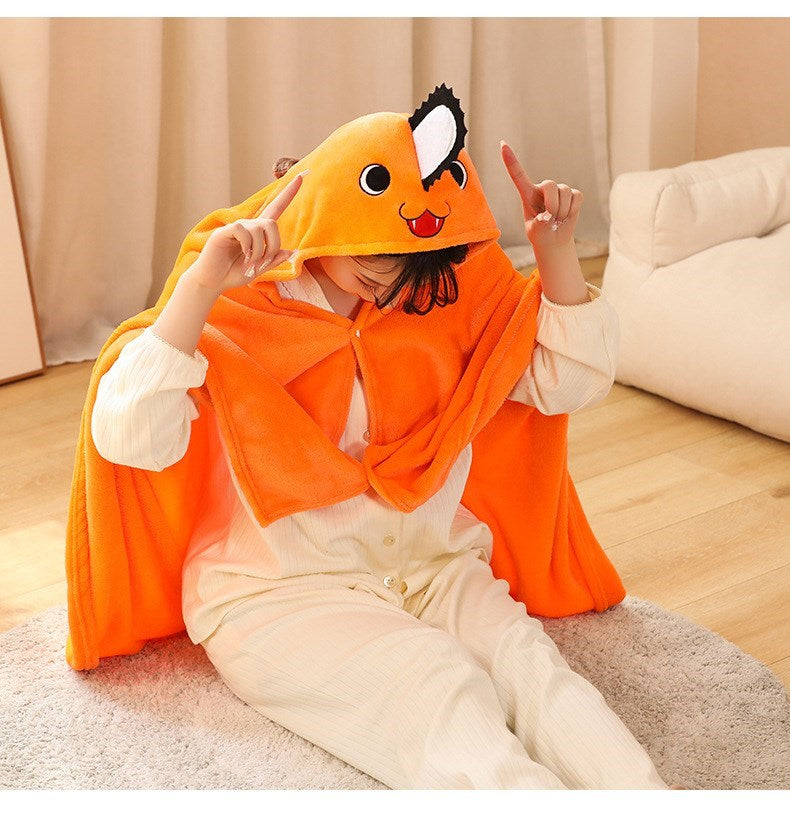 Chainsaw Man Cozy Hooded Blanket Pochita