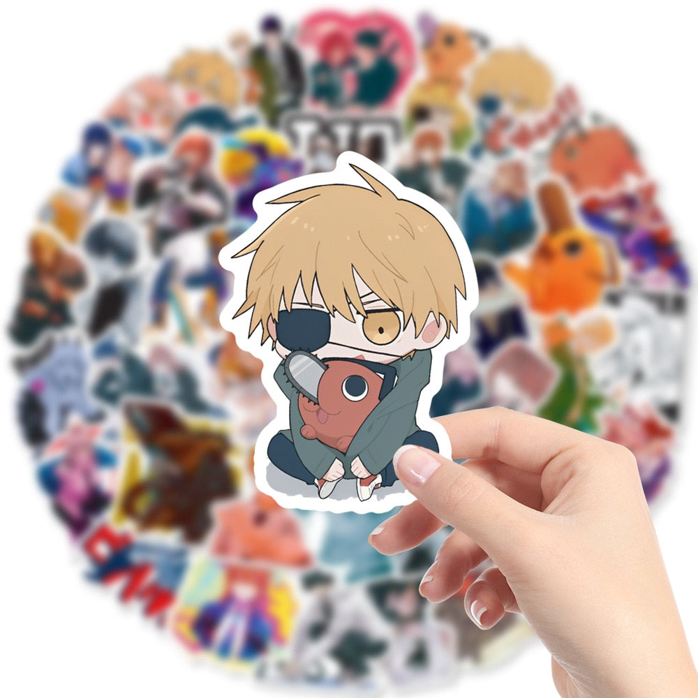Anime Chainsaw Man Stickers