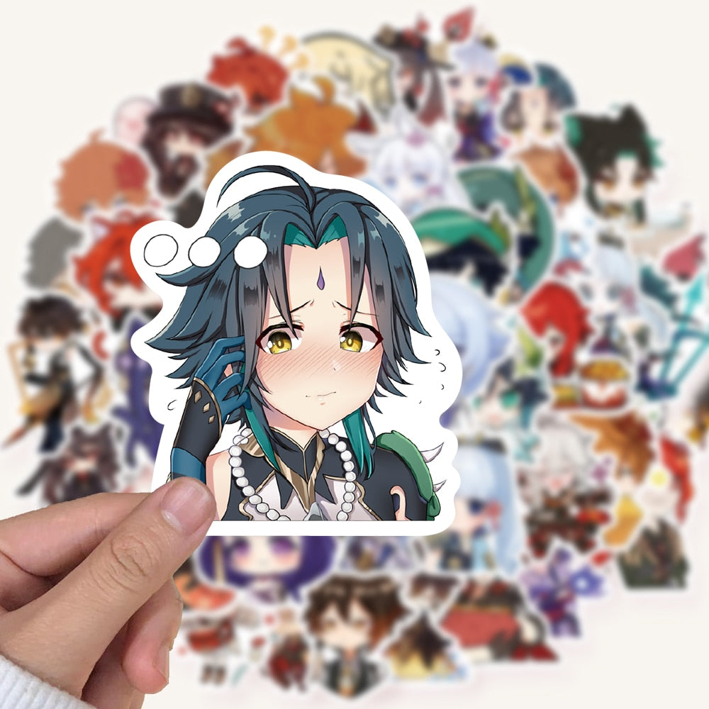Anime Game Genshin Impact Stickers
