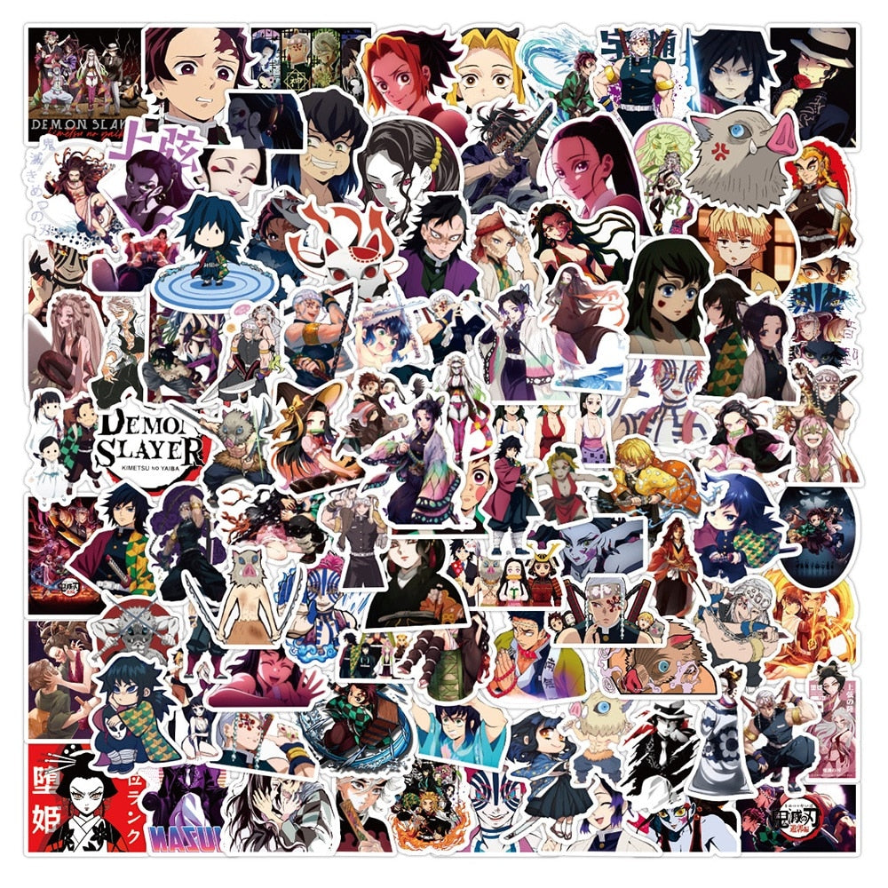Cool Anime Demon Slayer Stickers 300pcs
