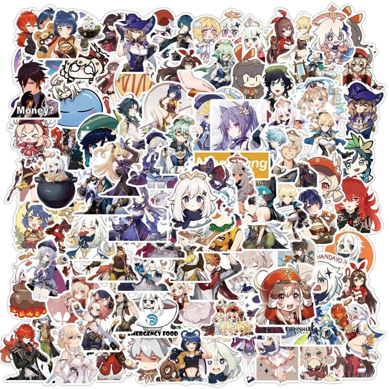 Genshin Impact Stickers 500 Sticker Roll