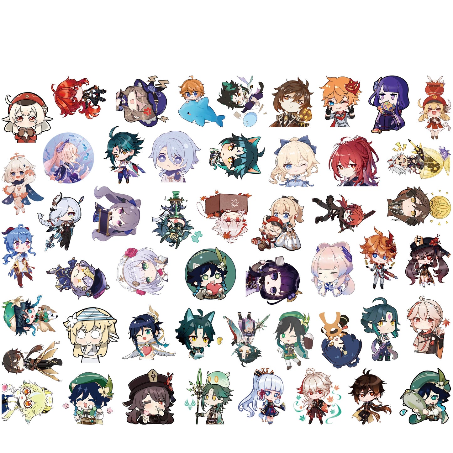 Anime Game Genshin Impact Stickers