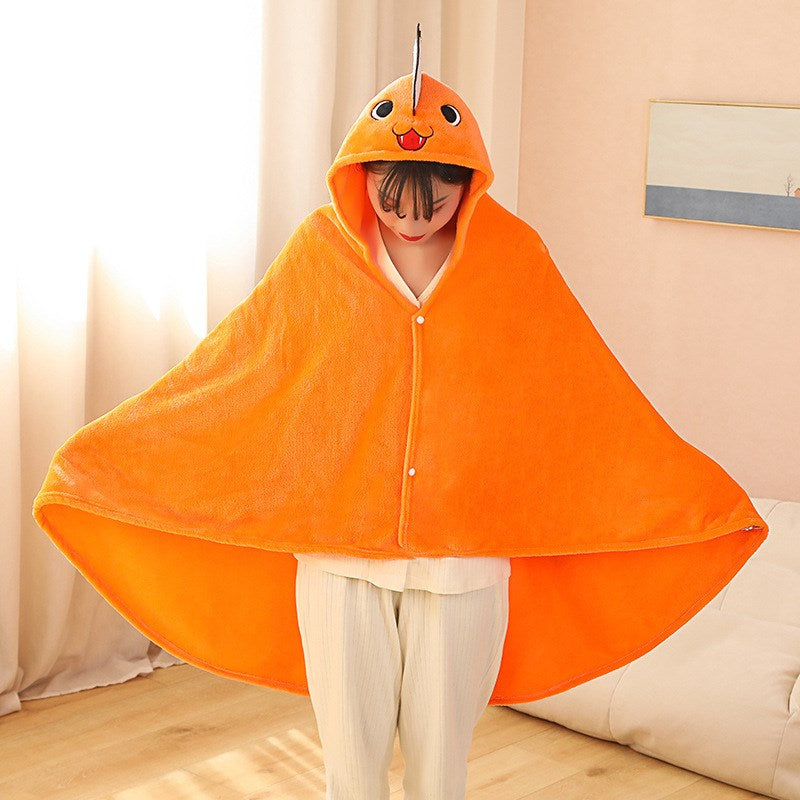 Chainsaw Man Cozy Hooded Blanket Pochita