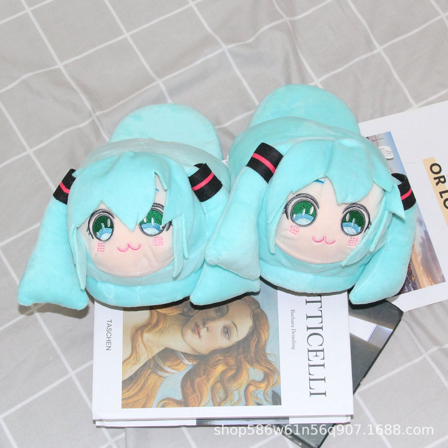 Anime Hatsune Miku Kawaii Cute Slippers