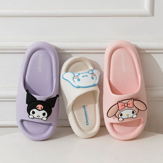 Cute Slides featuring Kuromi, My Melody Cinnamoroll  Non-slip Outdoor Beach Shoes