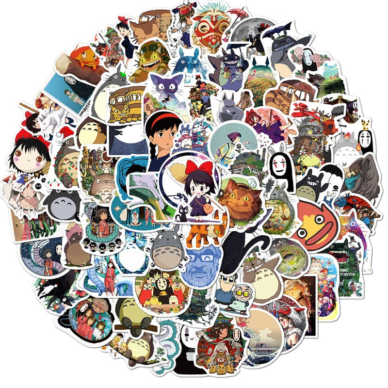 Miyazaki Hayao Anime Stickers