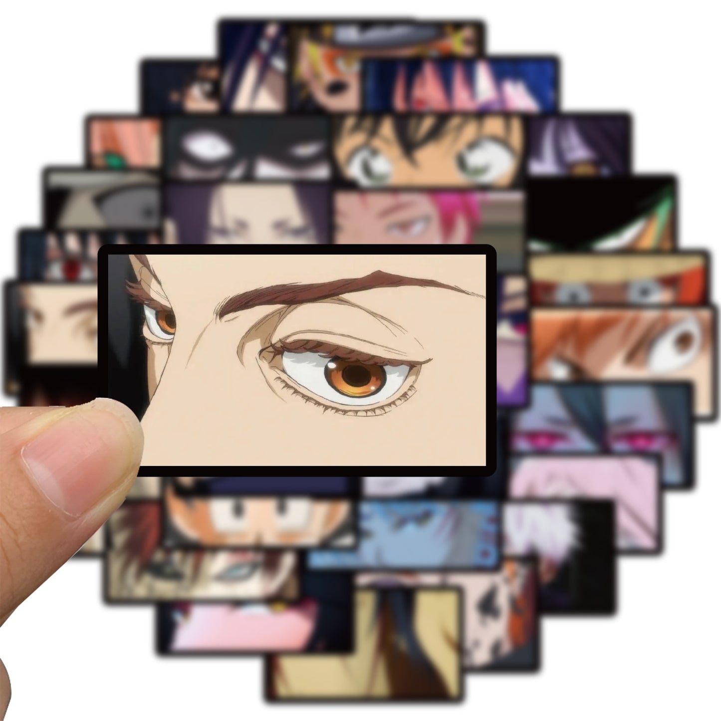 Anime Character Naruto Eyes Graffiti Stickers