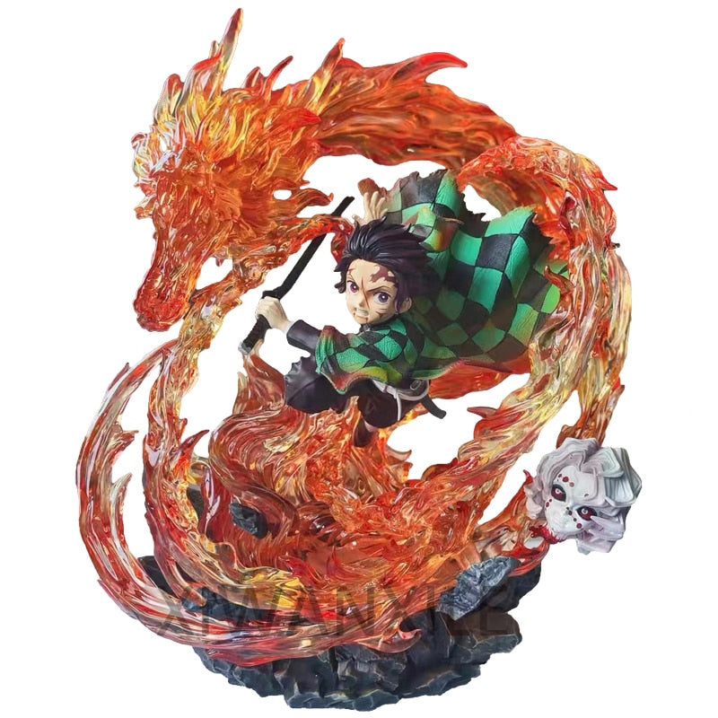 Anime Figure Kimetsu no Yaiba Action Figure GK Kamado Tanjirou Figurine