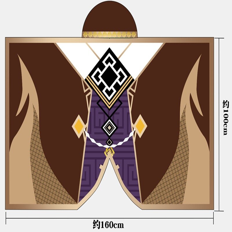Genshin Impact Hooded Blanket