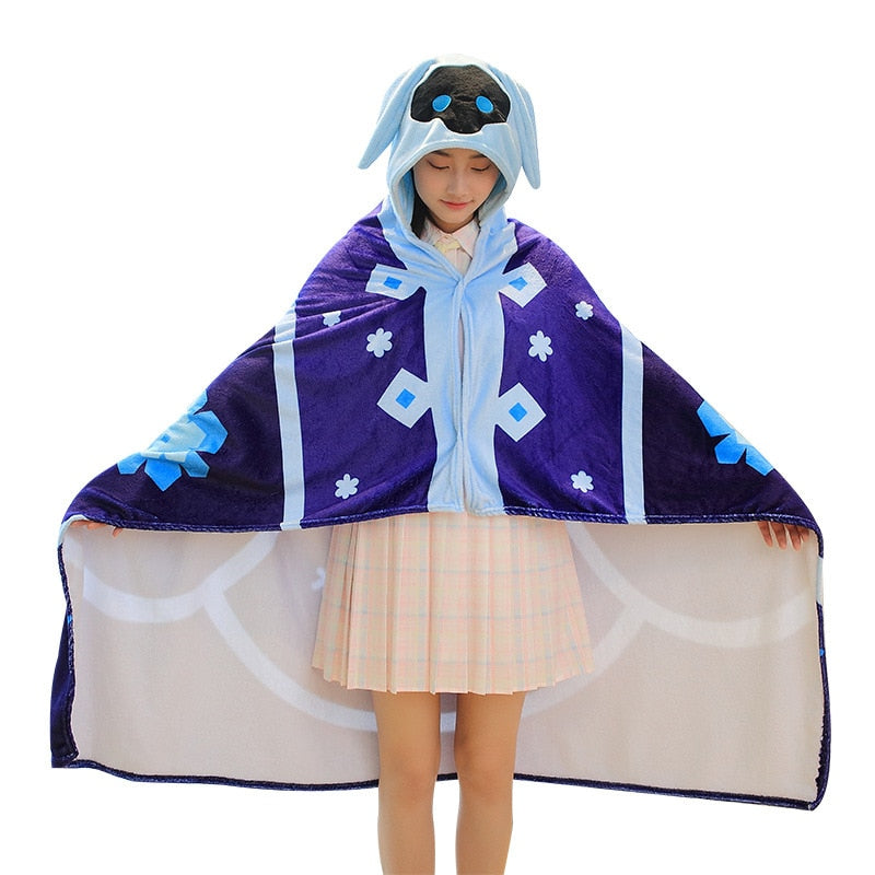 Genshin Impact Hooded Blanket