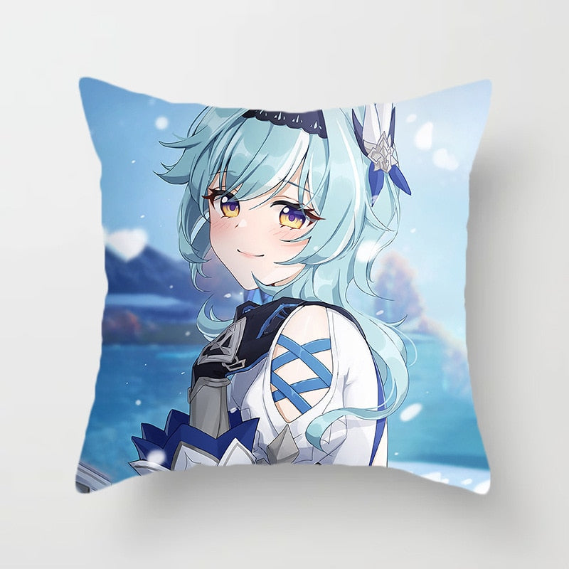 Genshin Impact Square Pillow Case  Cover
