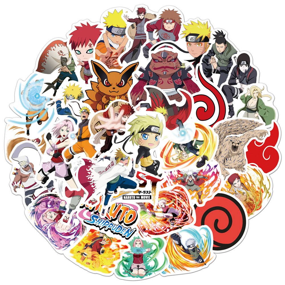 Naruto Stickers 50 pieces