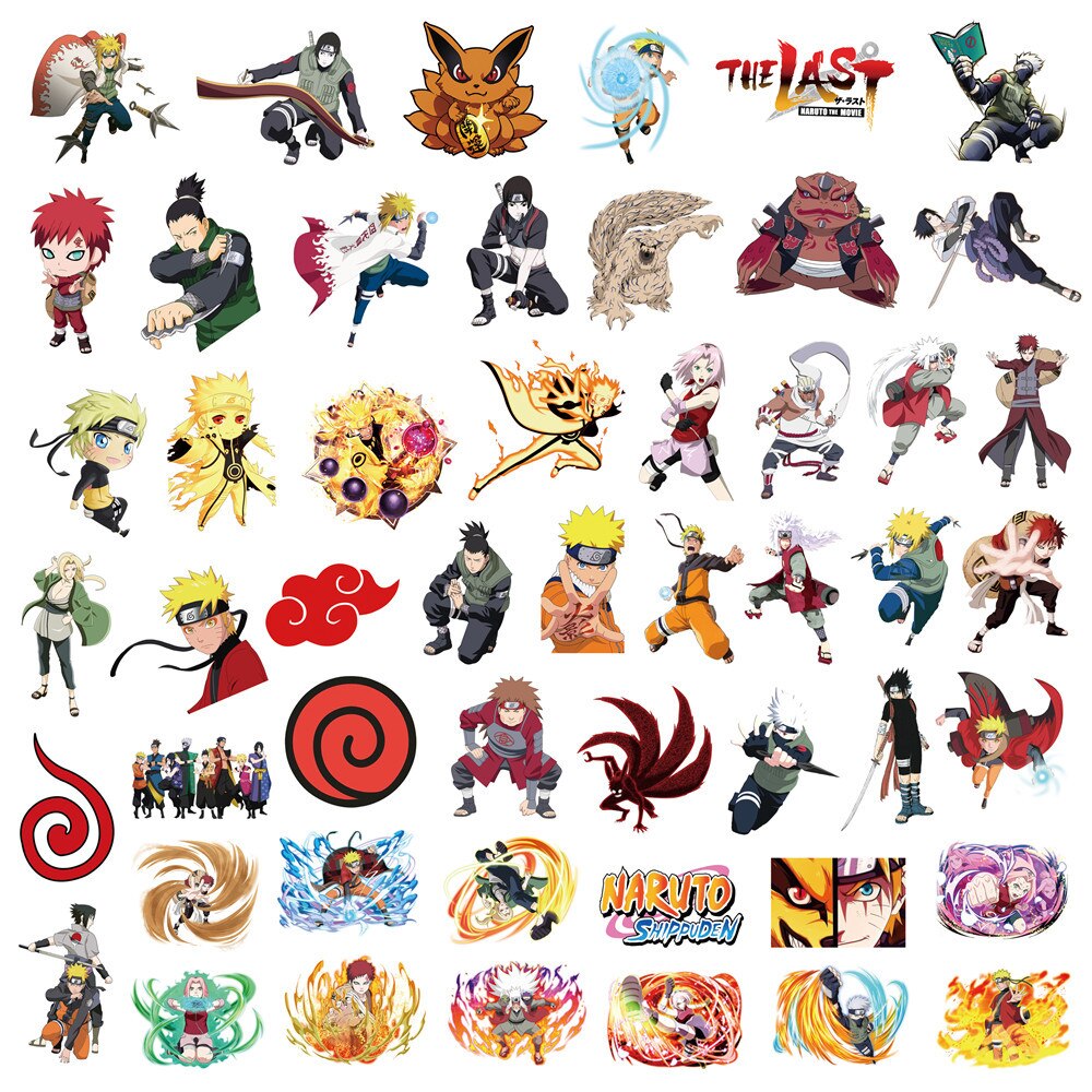 Naruto Stickers 50 pieces
