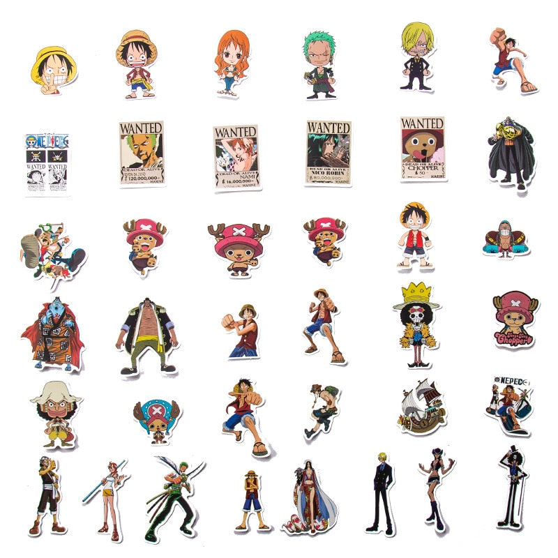 One Piece Luffy Anime Sticker