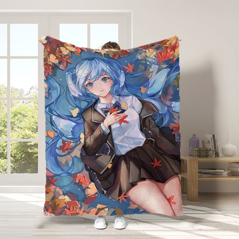 Hatsune Miku  Throw Blanket