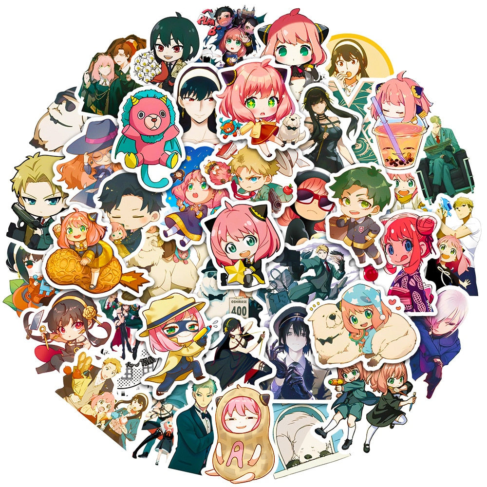 Anime Spy X Family Stickers