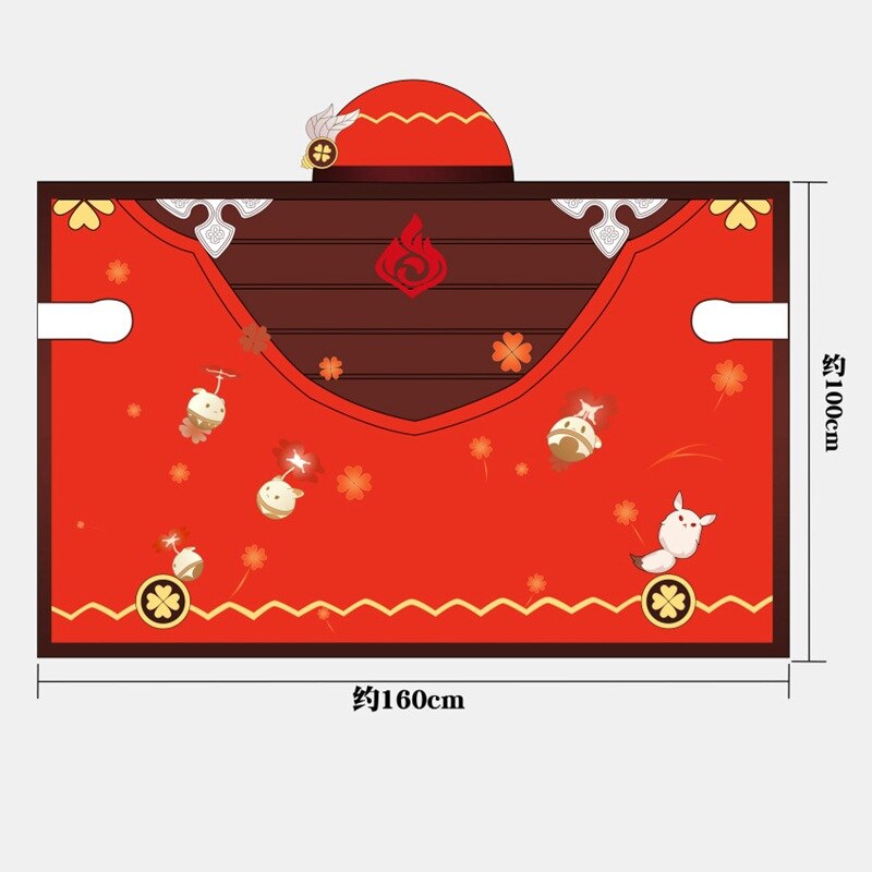 Genshin Impact Hooded Blanket
