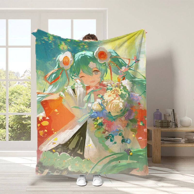 Hatsune Miku  Throw Blanket
