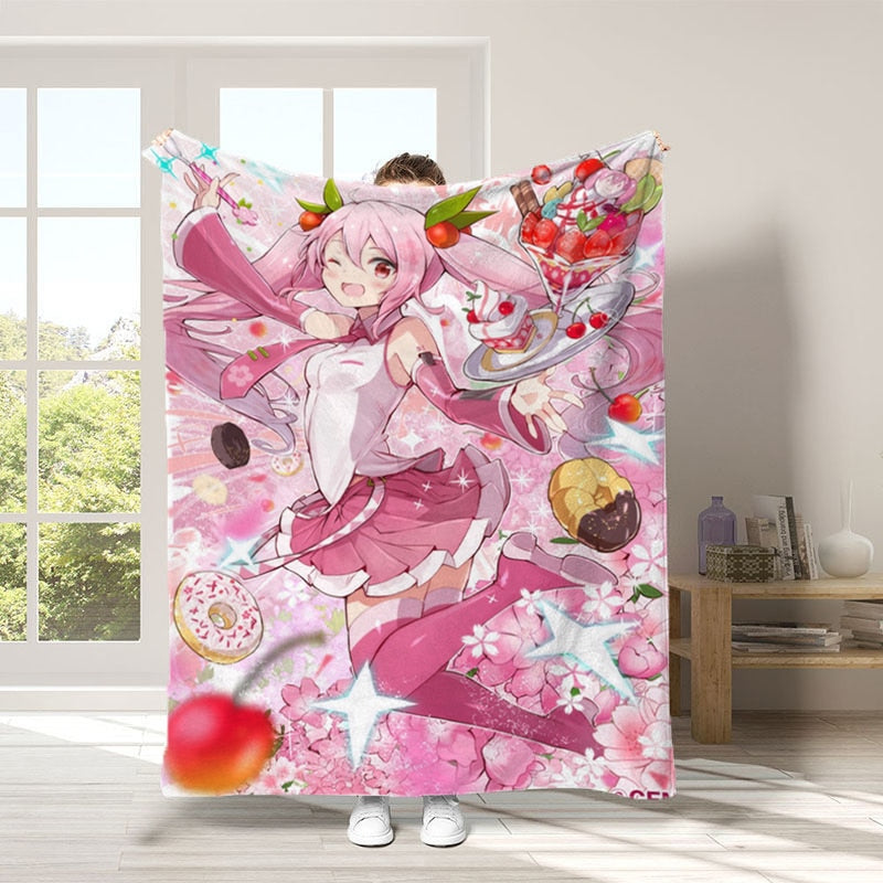 Hatsune Miku  Throw Blanket