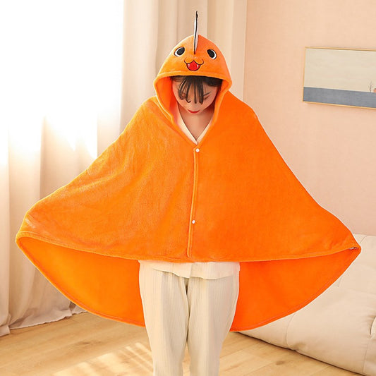Chainsaw Man Cozy Hooded Blanket Pochita