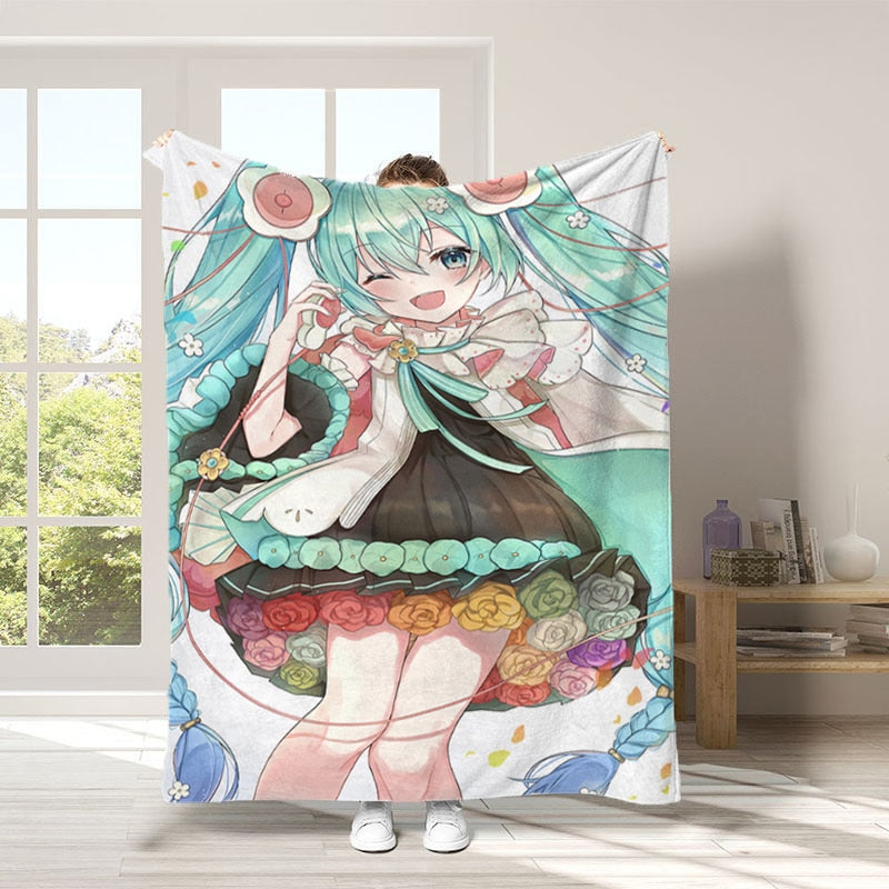 Hatsune Miku  Throw Blanket