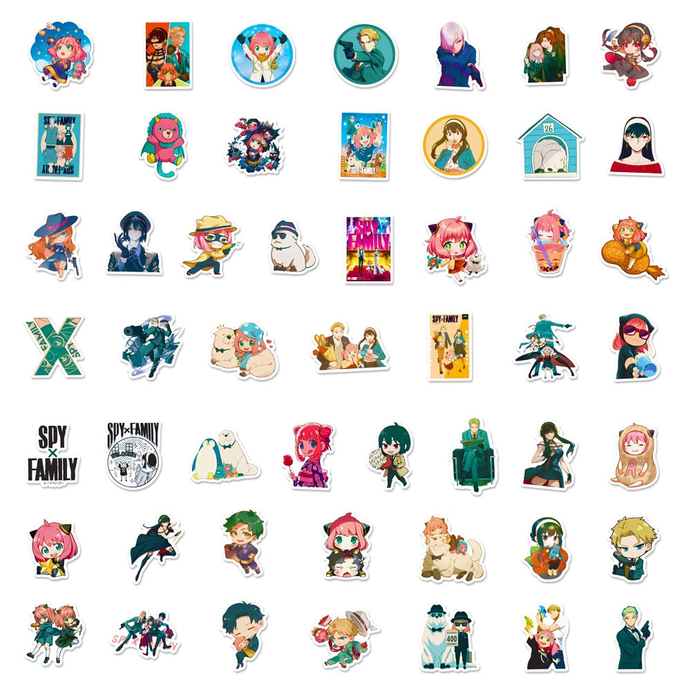 Anime Spy X Family Stickers
