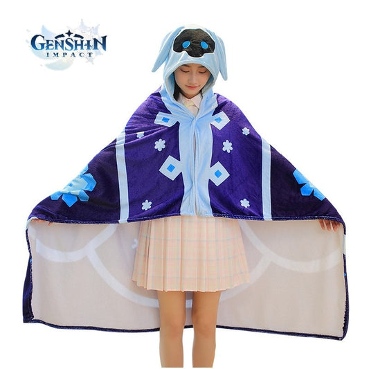 Genshin Impact Hooded Blanket